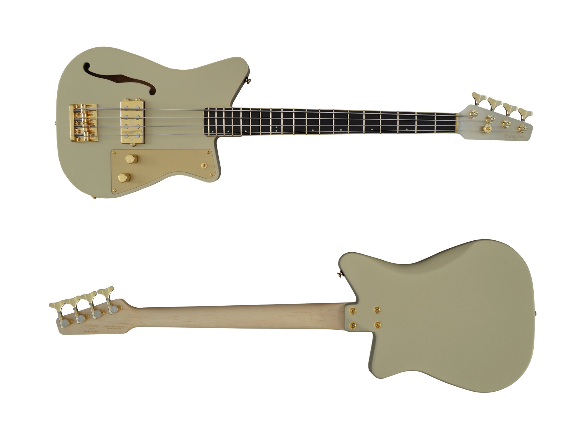The semi-hollow Paragram bass blends traditional design with a 30" scale for depth and resonance. With the versatility akin to its solid-bodied counterpart, it offers vast customization in pickups, hardware, and wood choices for a truly unique standard-bass.
